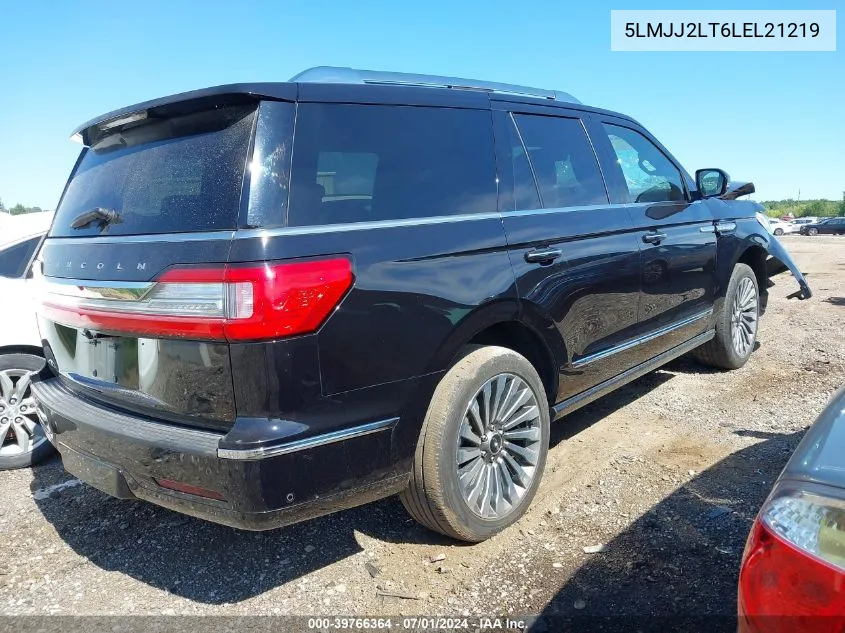 2020 Lincoln Navigator Reserve VIN: 5LMJJ2LT6LEL21219 Lot: 39766364