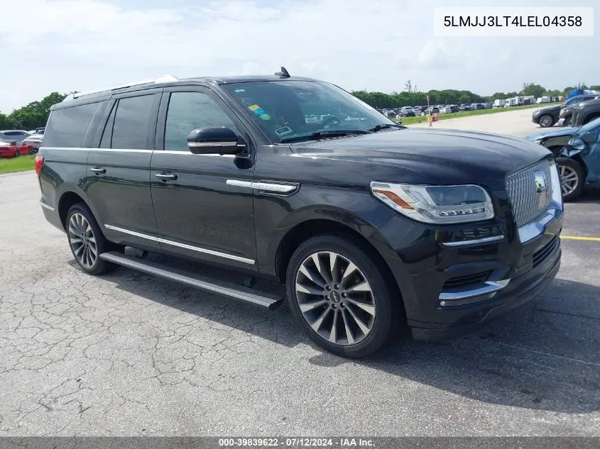 5LMJJ3LT4LEL04358 2020 Lincoln Navigator Reserve L