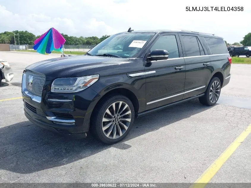 5LMJJ3LT4LEL04358 2020 Lincoln Navigator Reserve L