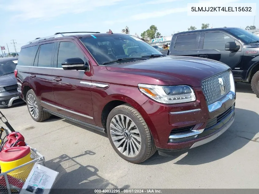 2020 Lincoln Navigator Reserve VIN: 5LMJJ2KT4LEL15632 Lot: 40032295