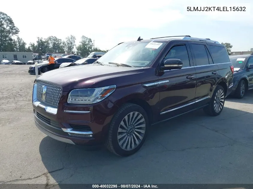 2020 Lincoln Navigator Reserve VIN: 5LMJJ2KT4LEL15632 Lot: 40032295