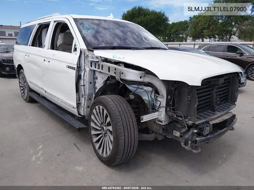 2020 Lincoln Navigator Reserve L VIN: 5LMJJ3LT1LEL07900 Lot: 44763362
