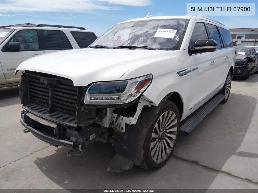 2020 Lincoln Navigator Reserve L VIN: 5LMJJ3LT1LEL07900 Lot: 44763362