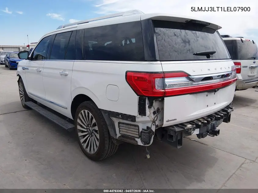 2020 Lincoln Navigator Reserve L VIN: 5LMJJ3LT1LEL07900 Lot: 44763362