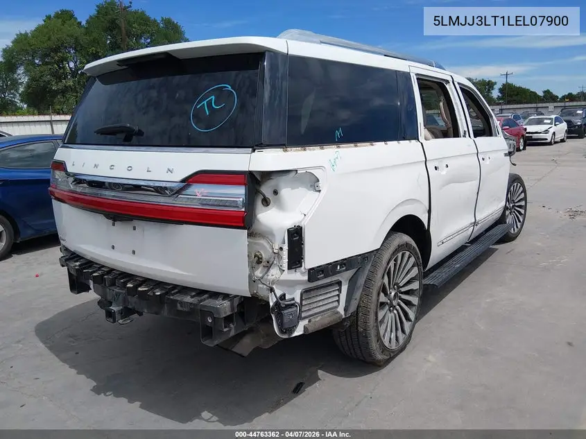 2020 Lincoln Navigator Reserve L VIN: 5LMJJ3LT1LEL07900 Lot: 44763362