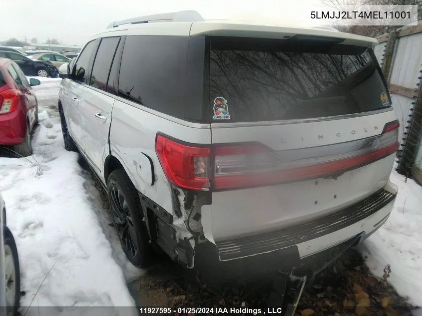 5LMJJ2LT4MEL11001 2021 Lincoln Navigator Reserve