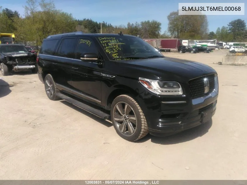 5LMJJ3LT6MEL00068 2021 Lincoln Navigator L Reserve