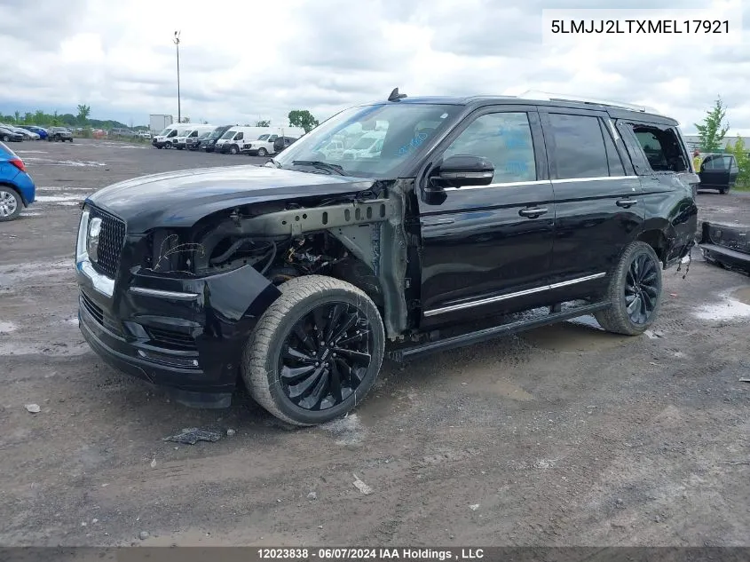 5LMJJ2LTXMEL17921 2021 Lincoln Navigator