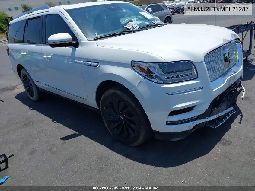 5LMJJ2LTXMEL21287 2021 Lincoln Navigator Reserve