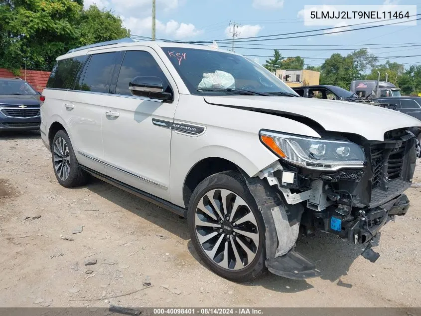 2022 Lincoln Navigator Reserve VIN: 5LMJJ2LT9NEL11464 Lot: 40098401