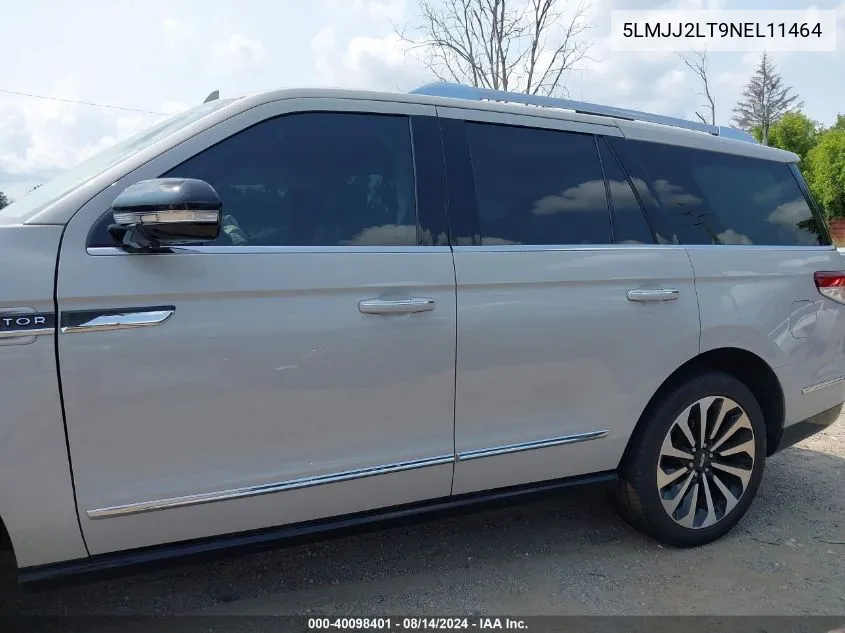 2022 Lincoln Navigator Reserve VIN: 5LMJJ2LT9NEL11464 Lot: 40098401