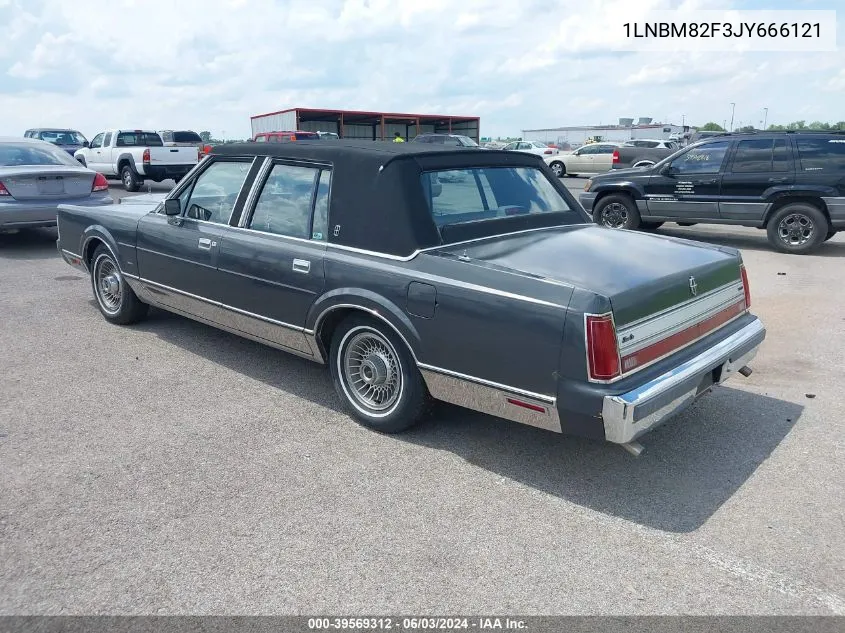 1LNBM82F3JY666121 1988 Lincoln Town Car Signature