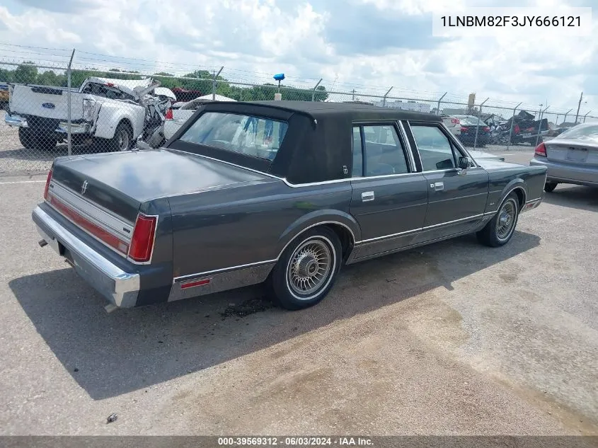 1LNBM82F3JY666121 1988 Lincoln Town Car Signature