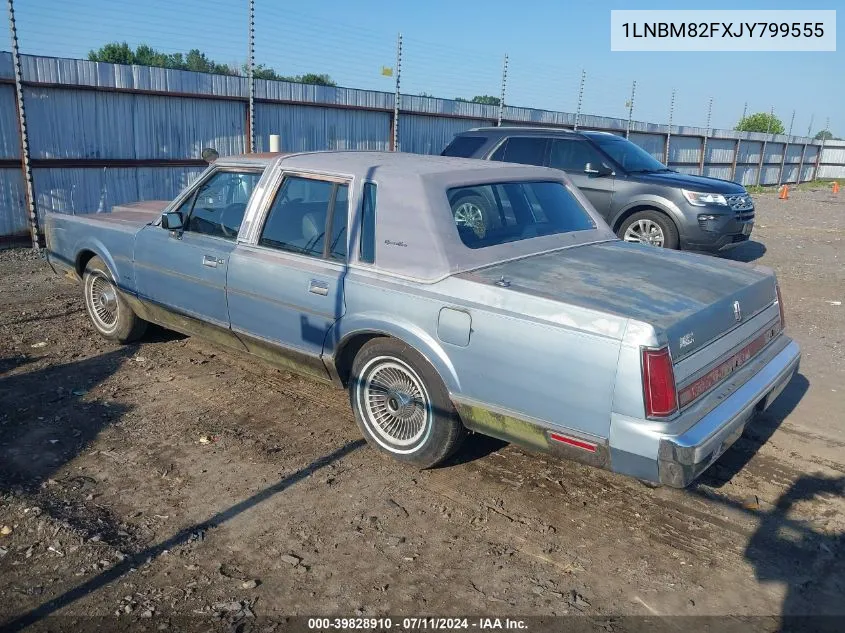 1988 Lincoln Town Car Signature VIN: 1LNBM82FXJY799555 Lot: 39828910