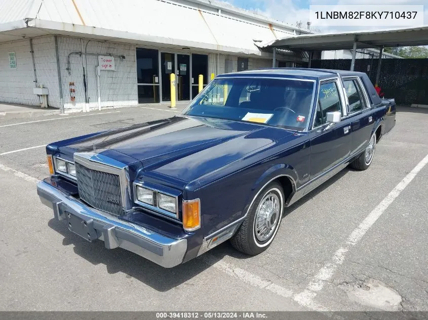 1LNBM82F8KY710437 1989 Lincoln Town Car Signature