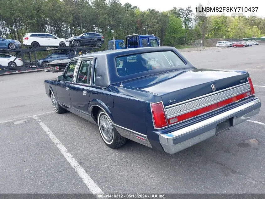 1LNBM82F8KY710437 1989 Lincoln Town Car Signature