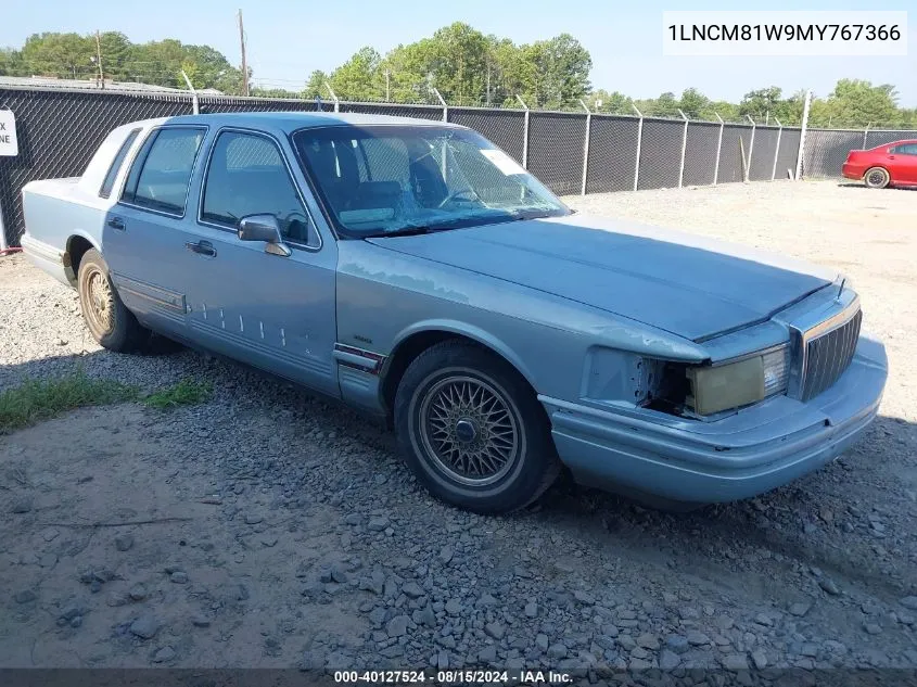 1991 Lincoln Town Car Executive VIN: 1LNCM81W9MY767366 Lot: 40127524