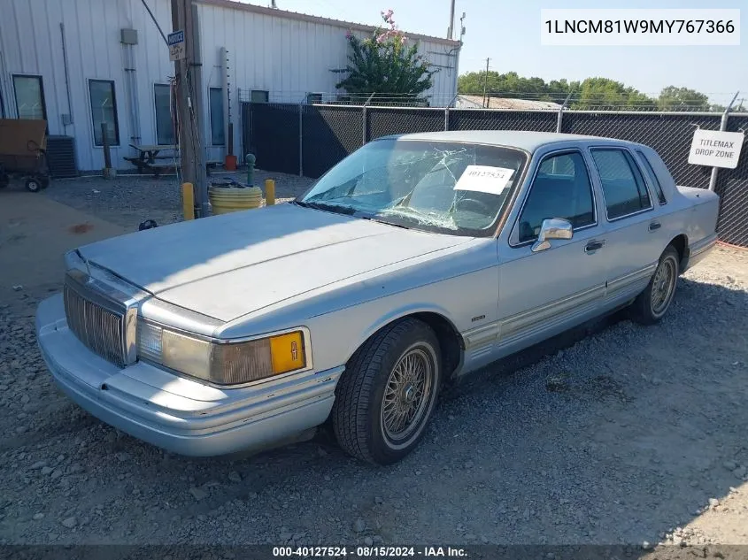 1991 Lincoln Town Car Executive VIN: 1LNCM81W9MY767366 Lot: 40127524