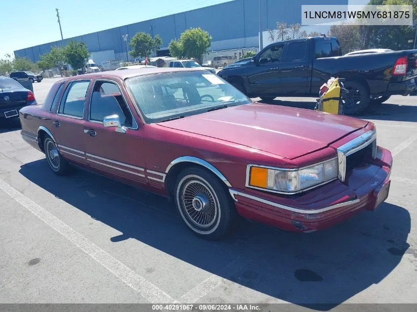 1991 Lincoln Town Car Executive VIN: 1LNCM81W5MY681875 Lot: 40291067