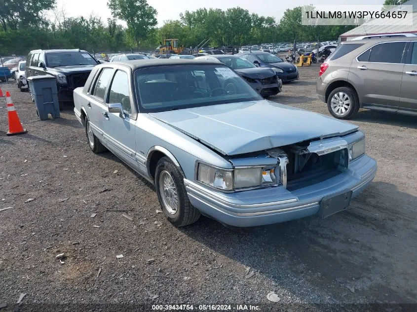 1LNLM81W3PY664657 1993 Lincoln Town Car Executive