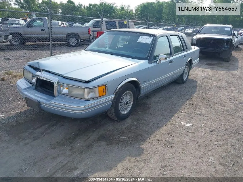 1LNLM81W3PY664657 1993 Lincoln Town Car Executive