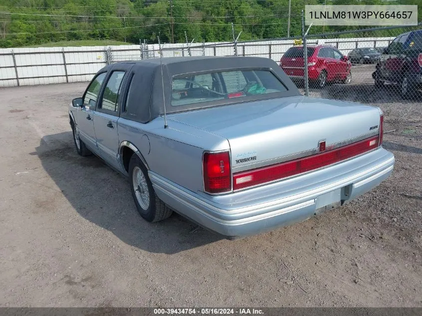 1993 Lincoln Town Car Executive VIN: 1LNLM81W3PY664657 Lot: 39434754