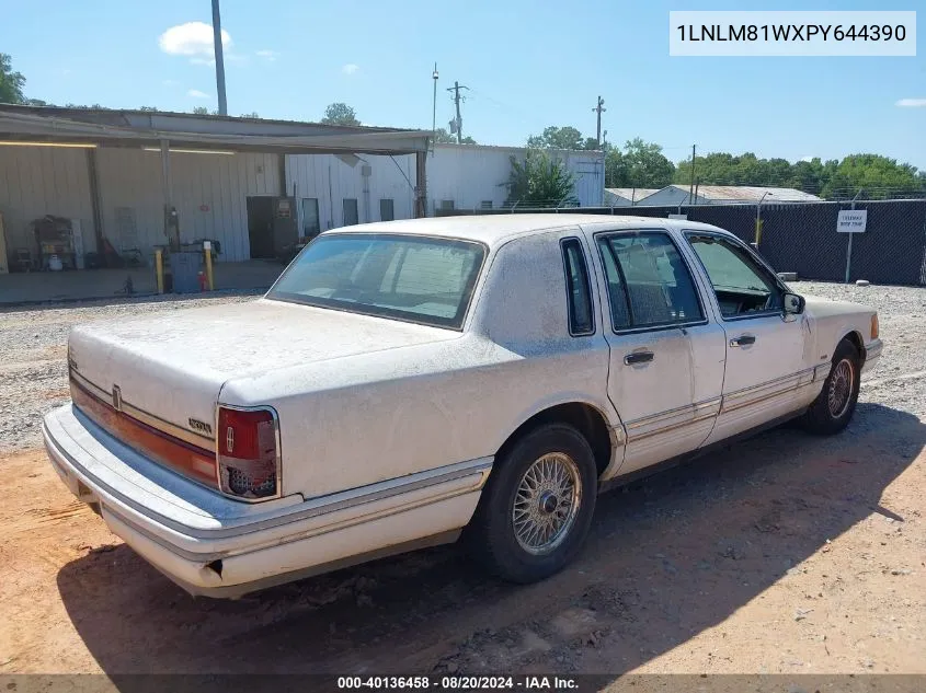 1993 Lincoln Town Car Executive VIN: 1LNLM81WXPY644390 Lot: 40136458