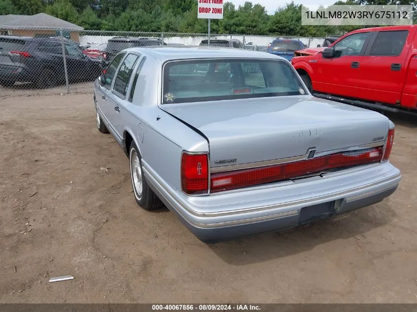 1994 Lincoln Town Car Signature/Tournament VIN: 1LNLM82W3RY675112 Lot: 40067856