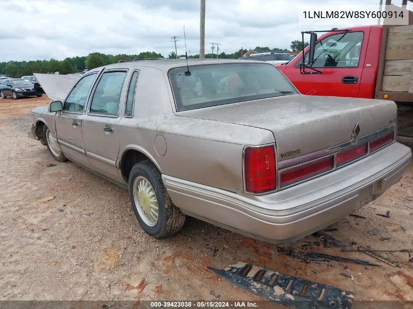 1995 Lincoln Town Car Signature/Spinnaker VIN: 1LNLM82W8SY600914 Lot: 39423038