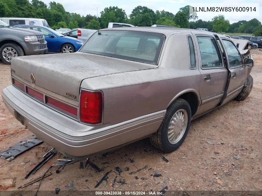 1995 Lincoln Town Car Signature/Spinnaker VIN: 1LNLM82W8SY600914 Lot: 39423038