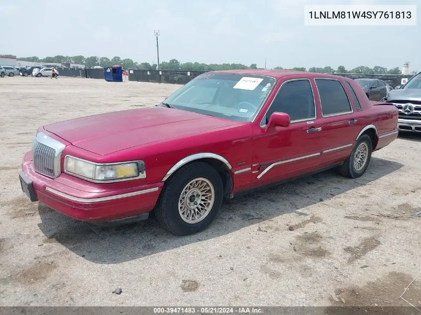 1LNLM81W4SY761813 1995 Lincoln Town Car Executive