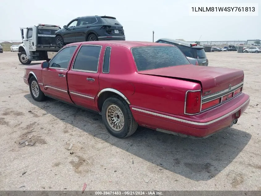 1995 Lincoln Town Car Executive VIN: 1LNLM81W4SY761813 Lot: 39471483