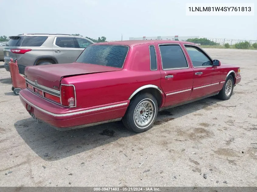 1LNLM81W4SY761813 1995 Lincoln Town Car Executive