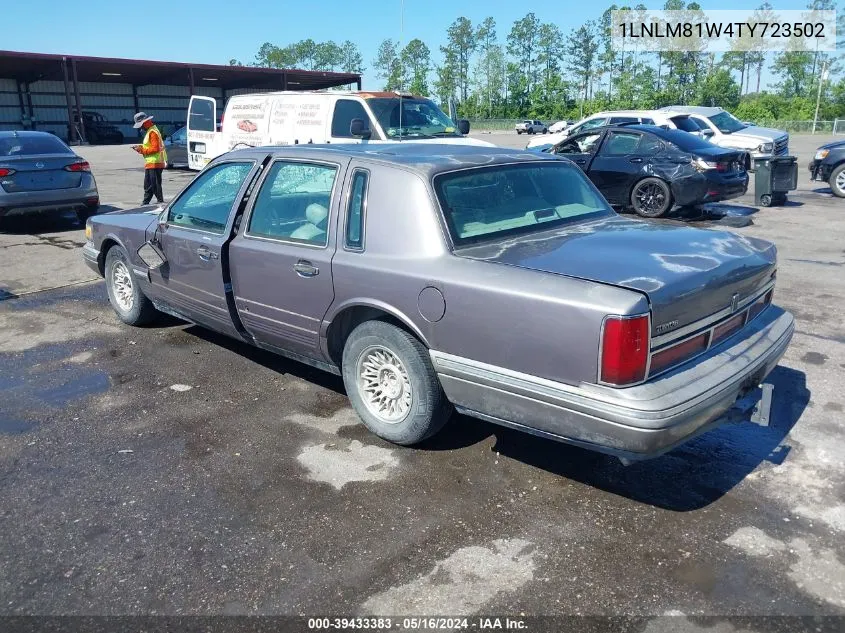 1996 Lincoln Town Car Executive VIN: 1LNLM81W4TY723502 Lot: 39433383