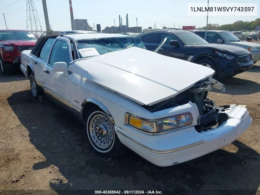 1997 Lincoln Town Car Executive VIN: 1LNLM81W5VY743597 Lot: 40369542