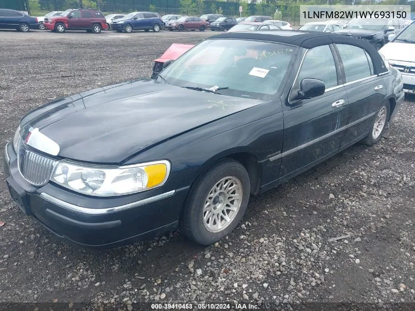 1LNFM82W1WY693150 1998 Lincoln Town Car Signature