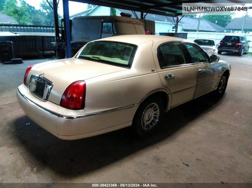 1LNHM83WOXY687848 1999 Lincoln Town Car Cartier