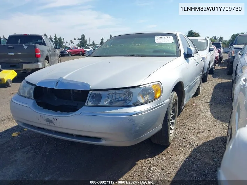 2001 Lincoln Town Car Signature VIN: 1LNHM82W01Y709730 Lot: 39927112