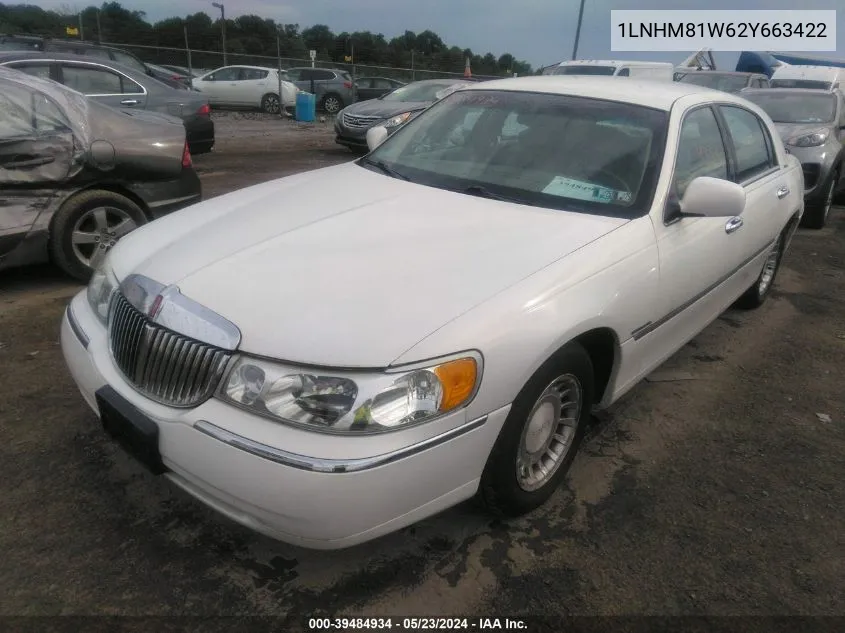 1LNHM81W62Y663422 2002 Lincoln Town Car Executive