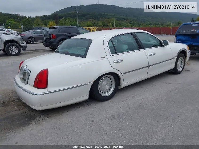 2002 Lincoln Town Car Executive VIN: 1LNHM81W12Y621014 Lot: 40337824