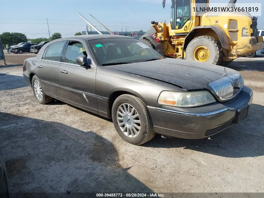 1LNHM81WX3Y661819 2003 Lincoln Town Car Executive