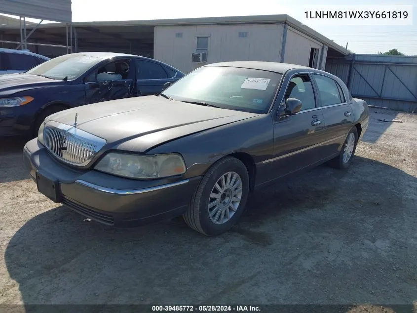 2003 Lincoln Town Car Executive VIN: 1LNHM81WX3Y661819 Lot: 39485772