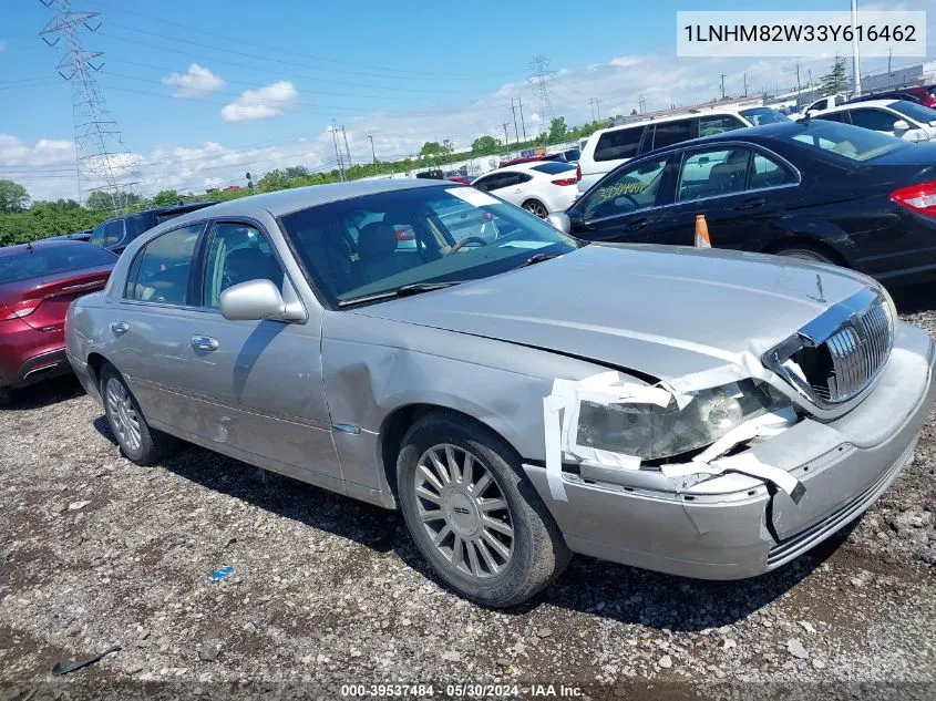 2003 Lincoln Town Car Signature VIN: 1LNHM82W33Y616462 Lot: 39537484