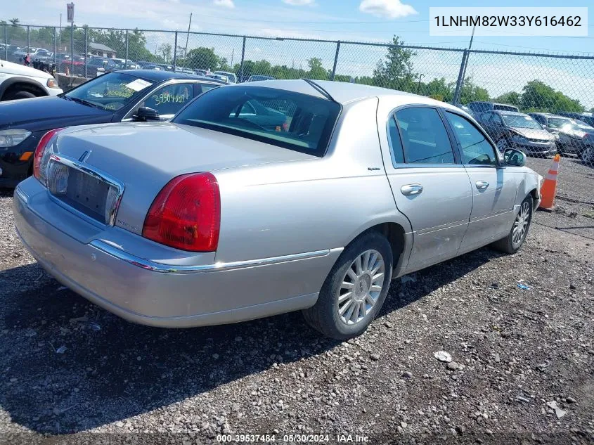 2003 Lincoln Town Car Signature VIN: 1LNHM82W33Y616462 Lot: 39537484