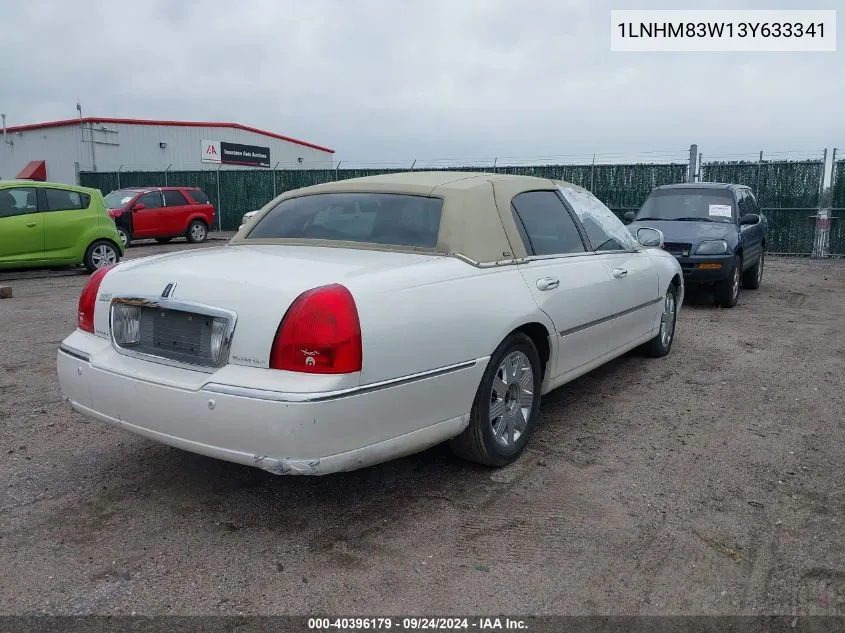 1LNHM83W13Y633341 2003 Lincoln Town Car Cartier