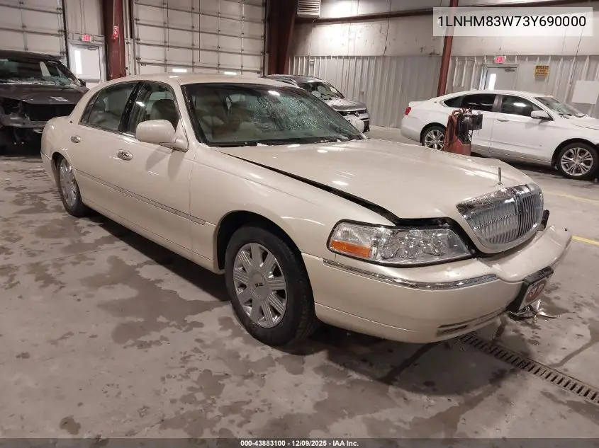 1LNHM83W73Y690000 2003 Lincoln Town Car Cartier