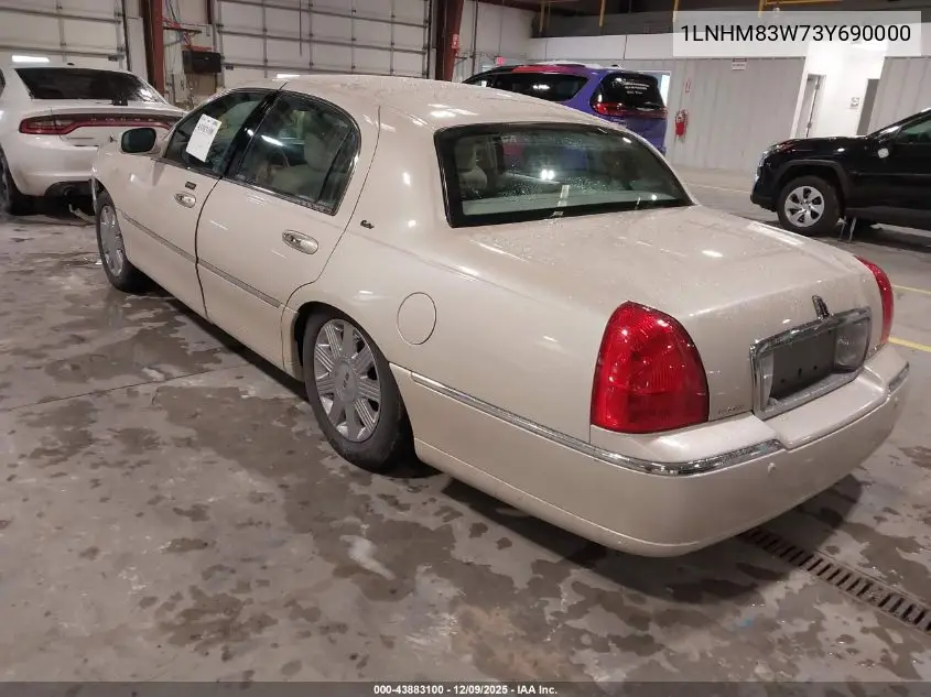 1LNHM83W73Y690000 2003 Lincoln Town Car Cartier