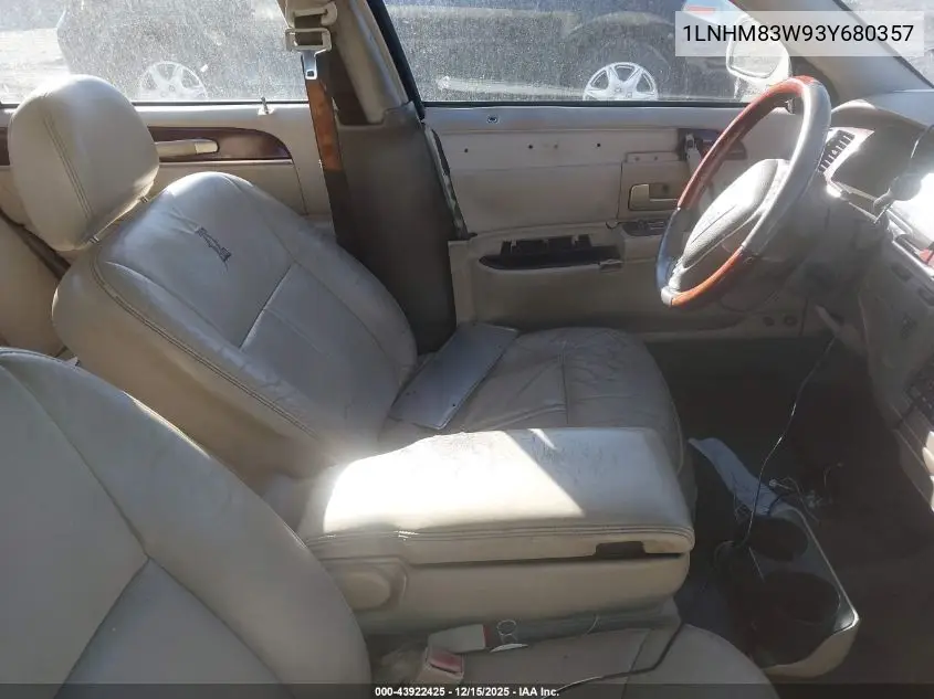 1LNHM83W93Y680357 2003 Lincoln Town Car Cartier