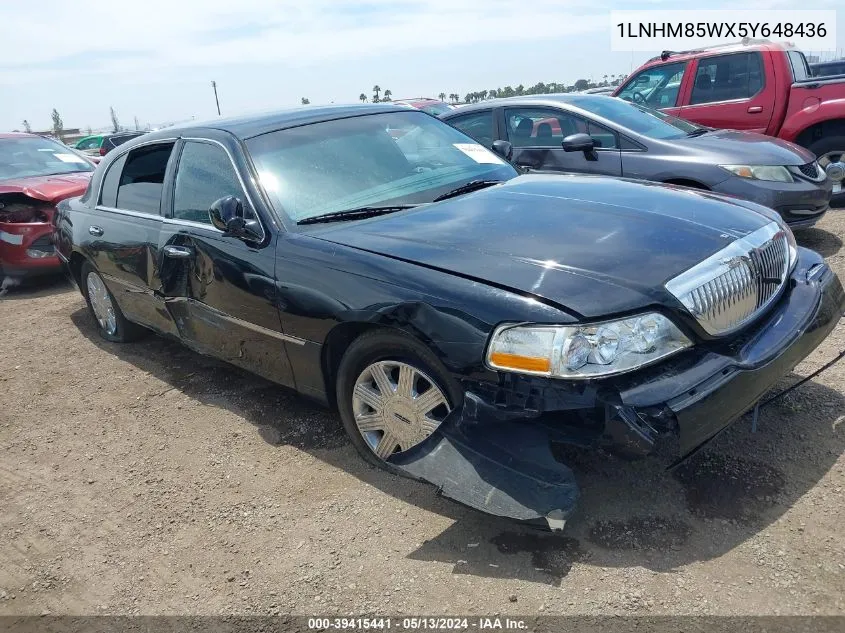 1LNHM85WX5Y648436 2005 Lincoln Town Car Signature L