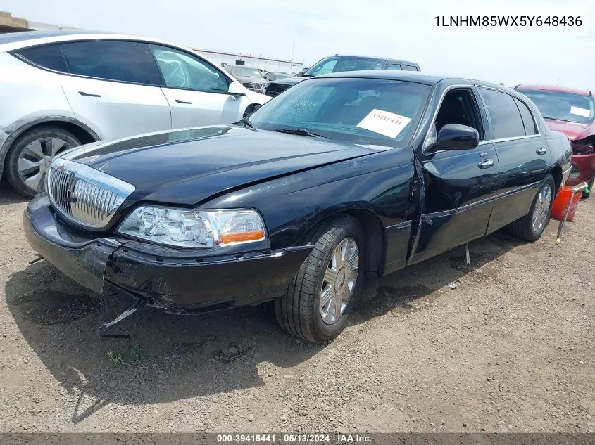 1LNHM85WX5Y648436 2005 Lincoln Town Car Signature L